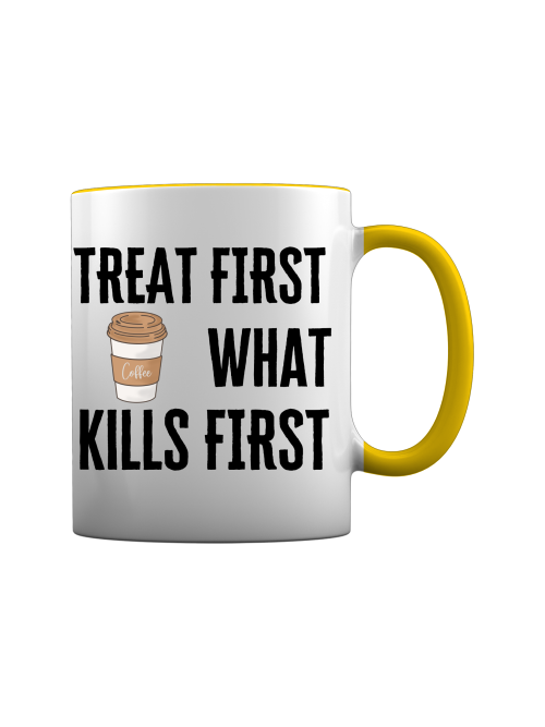 Sanitäter Tasse - Threat first what kills first