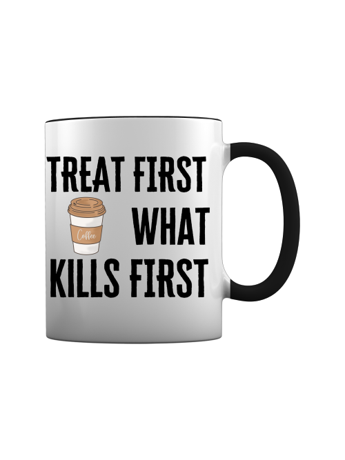 Sanitäter Tasse - Threat first what kills first