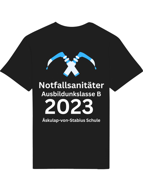 Notfallsanitäter Ausbildungs T-Shirt [Rückendruck Personalisierbar]