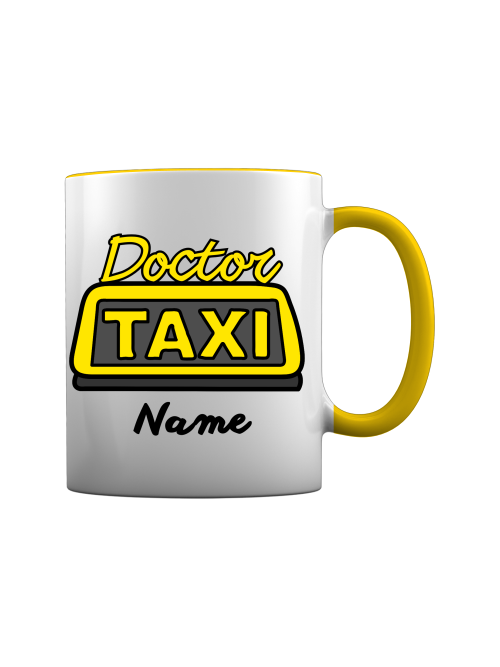 NEF Fahrer Tasse | Doctor Taxi [Mit Name]