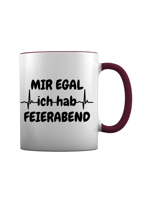 Sanitäter Tasse - Mir egal ich hab Feierabend