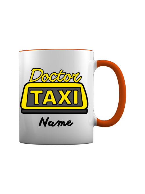 NEF Fahrer Tasse | Doctor Taxi [Mit Name]