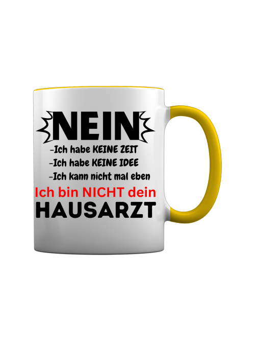 Sanitäter Tasse - Nein ich bin nicht dein Hausarzt